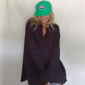 Navy & Red Flannel 🍓